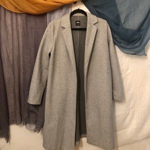 Zara Grey Lapel coat